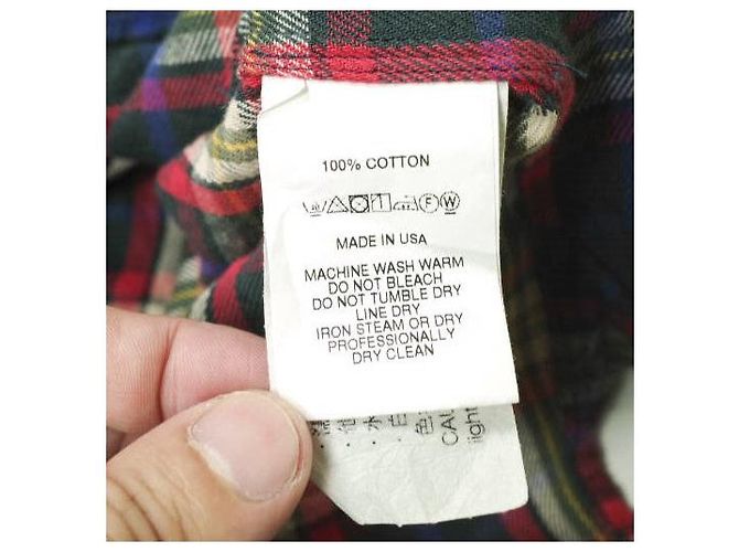 Autre Marque Camisa BD de flanela de algodão do século XIX da Engineered Garments - vista 7