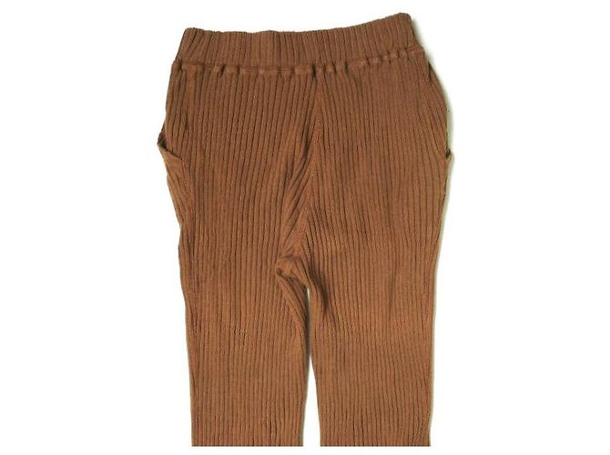 Autre Marque Ray BEAMS Ripp-Hosen mit seitlichem Schlitz aus Baumwolle Braun - Ansicht 5