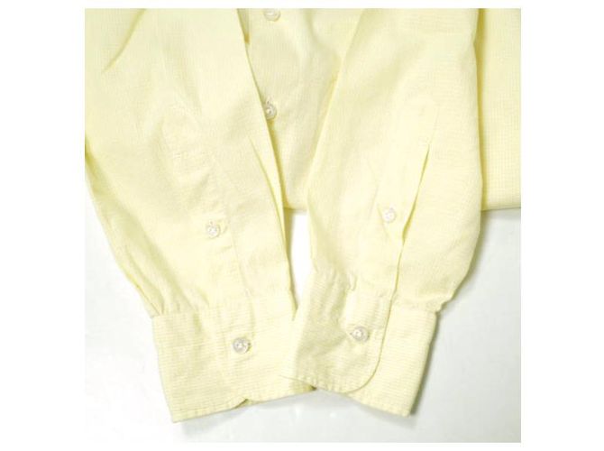 Autre Marque Camicia in cotone Barba Giallo - vista 5