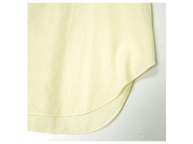 Autre Marque Camicia in cotone Barba Giallo - vista 6