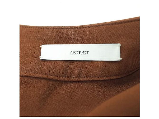 Autre Marque camisa transpassada com cinto ASTRAET marrom - vista 3