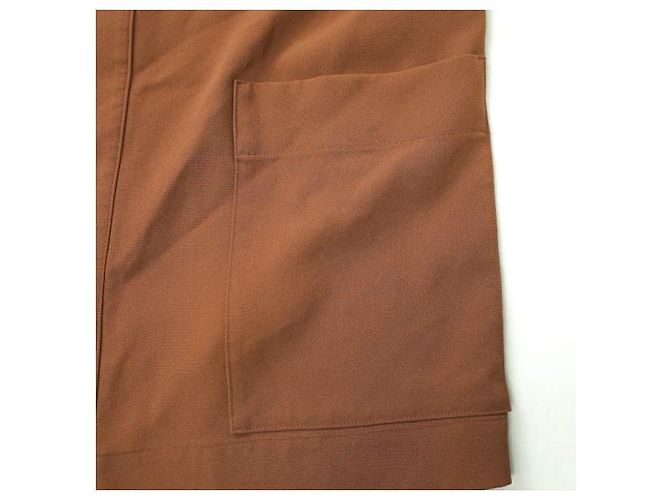 Autre Marque camisa transpassada com cinto ASTRAET marrom - vista 5
