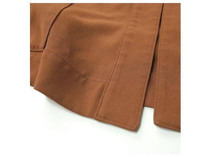 Autre Marque camisa transpassada com cinto ASTRAET marrom - vista 8