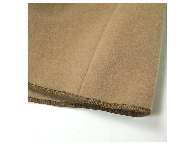 Autre Marque Abrigo Melton Pile Cut 45R Camel Camello - vista 5
