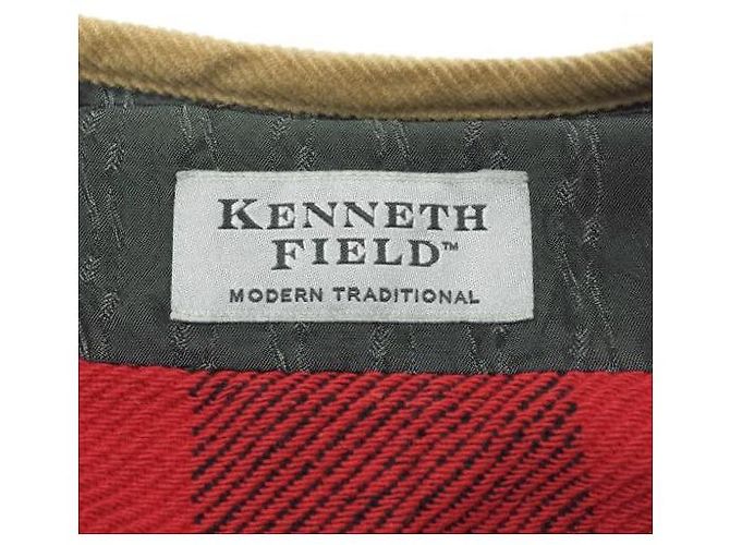 Autre Marque KENNETH FIELD EZ-JAC III Block Check Shirt Jacket XS Red - view 3