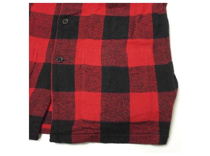 Autre Marque KENNETH FIELD EZ-JAC III Block Check Shirt Jacket XS Red - view 5