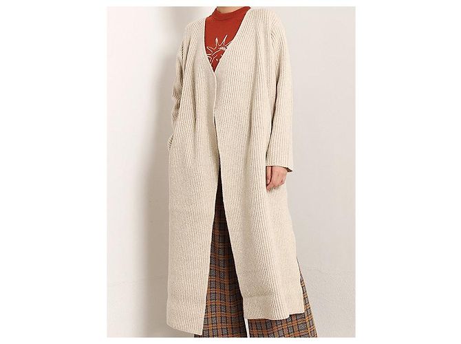 Autre Marque PHEENY Wollrippenstrickrobe Cardigan - Ansicht 8