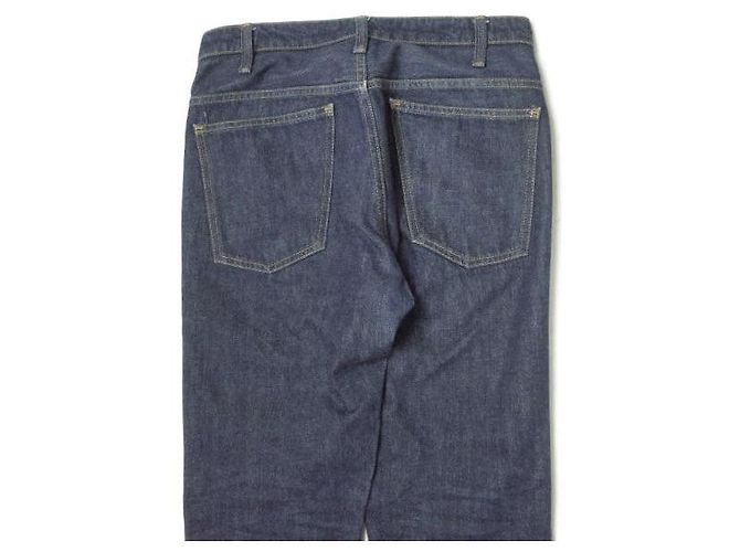 Autre Marque UNUSED Denim Slim Cutoff Jeans Blau - Ansicht 6