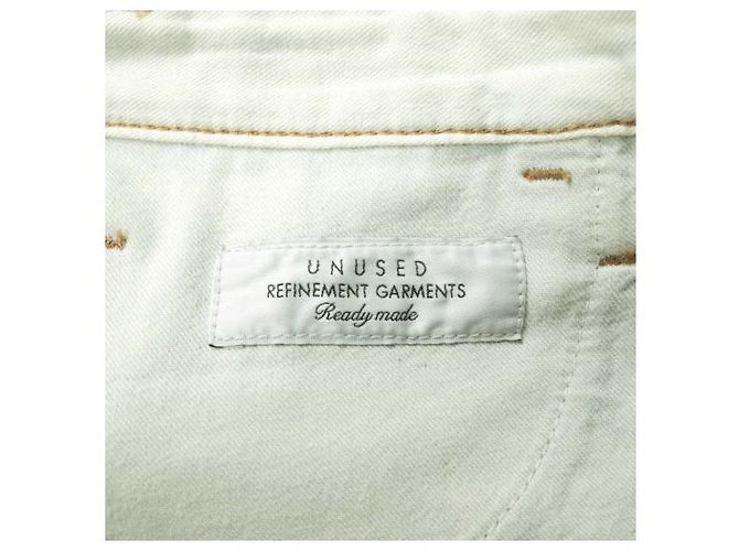 Autre Marque UNUSED Denim Slim Cutoff Jeans Blau - Ansicht 9