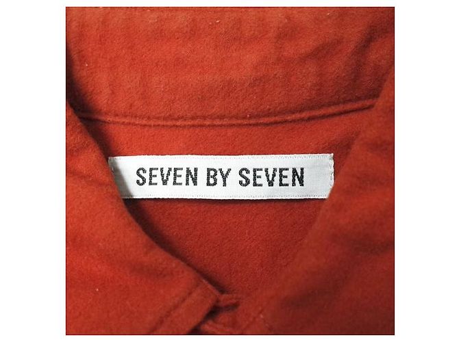 Autre Marque Camisa de algodón sobreteñida 7x7 M Naranja - vista 2