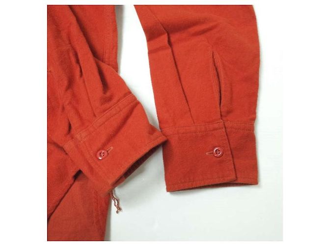 Autre Marque Camisa de algodón sobreteñida 7x7 M Naranja - vista 4