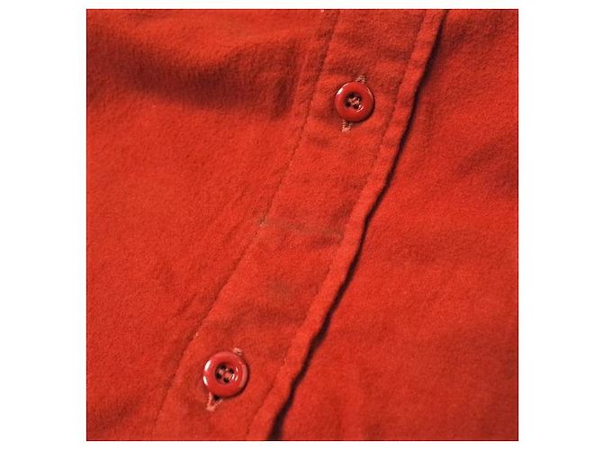Autre Marque Camisa de algodón sobreteñida 7x7 M Naranja - vista 6