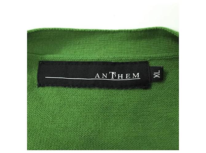 Autre Marque Cárdigan de algodón anThem Verde - vista 3