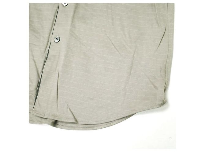 Autre Marque Camicia a maniche lunghe Stretch Border WB20YY01 Marrone - vista 5