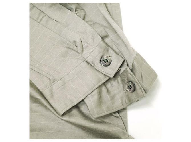 Autre Marque Camicia a maniche lunghe Stretch Border WB20YY01 Marrone - vista 7
