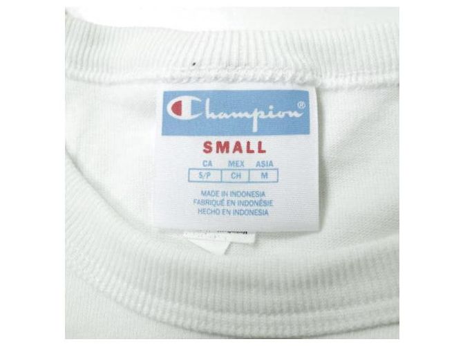 Autre Marque T-shirt in cotone Champion Heritage C Logo Bianco - vista 3