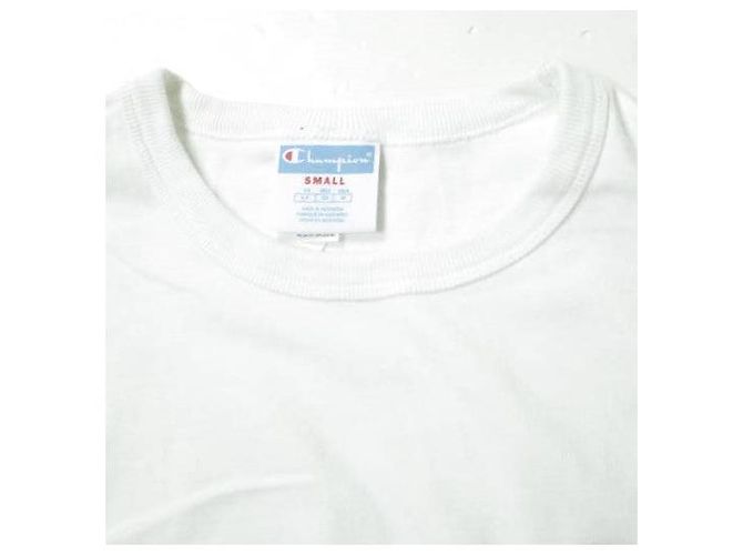 Autre Marque T-shirt in cotone Champion Heritage C Logo Bianco - vista 4