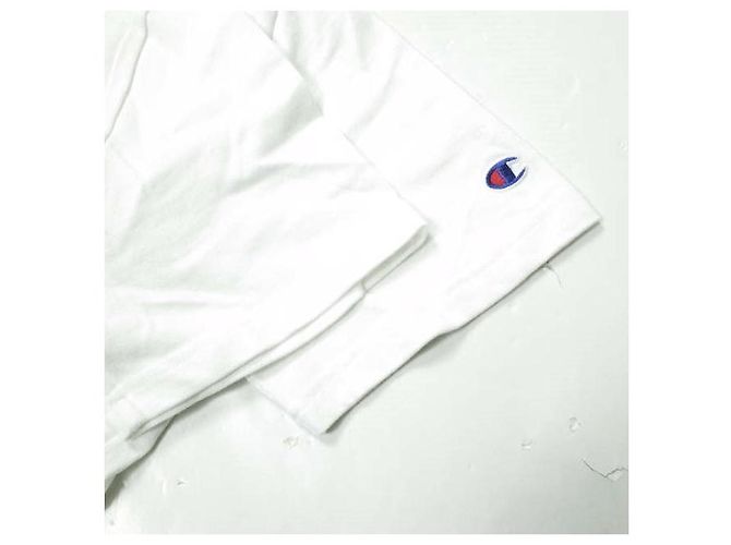 Autre Marque T-shirt in cotone Champion Heritage C Logo Bianco - vista 5