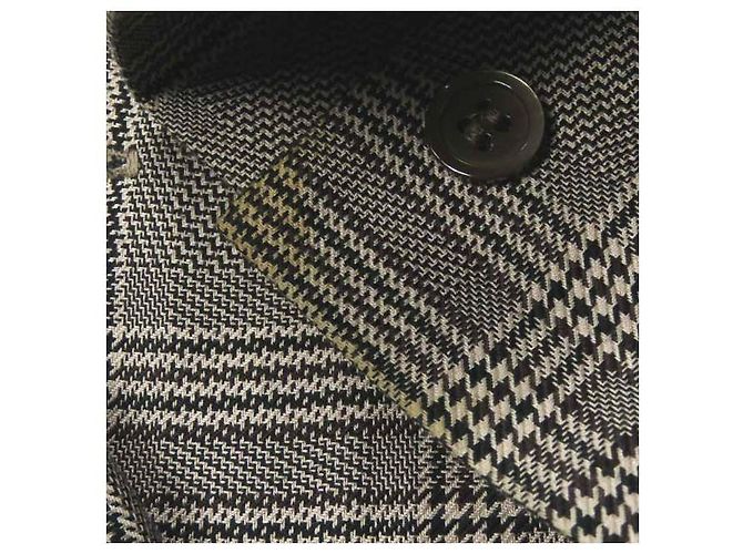 Autre Marque VAINL ARCHIVE Camicia a Maniche Lunghe Glen Check L - vista 5