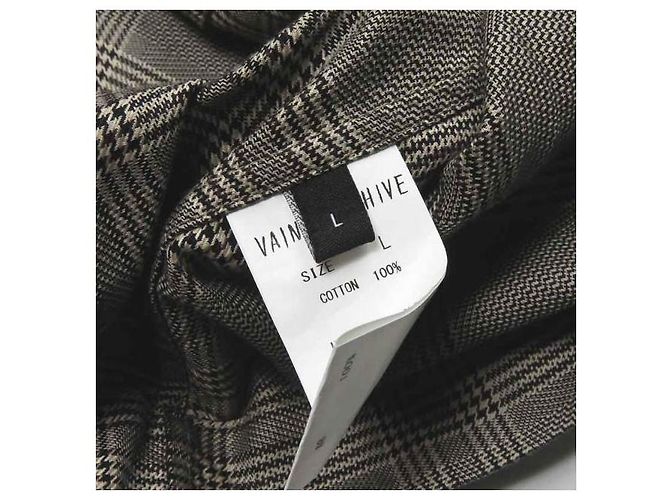 Autre Marque VAINL ARCHIVE Camicia a Maniche Lunghe Glen Check L - vista 8