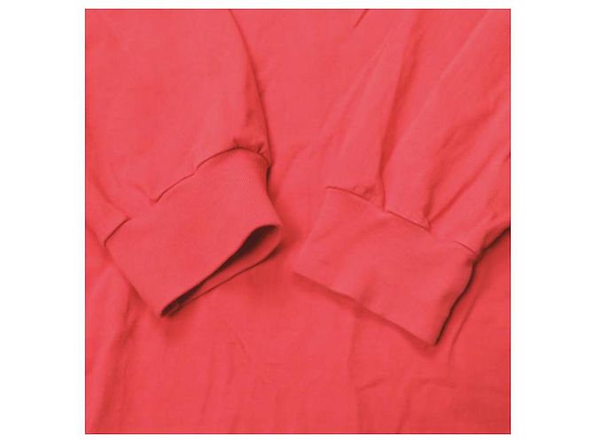 Autre Marque Camiseta de algodón roja de manga larga Cliff Logo - vista 6