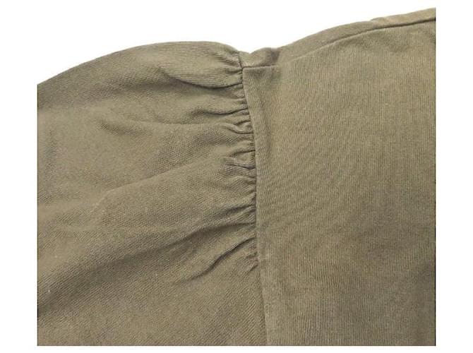 Autre Marque Ray BEAMS Baumwoll-Pullover mit Dreiviertelärmeln Olivgrün - Ansicht 7