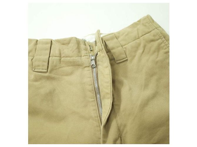 Pantalones de sarga de algodón beige Acne Studios - vista 5