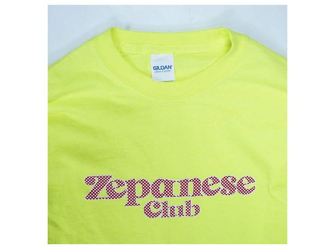 Autre Marque Camiseta de manga larga con logo Zepanese M Amarillo Lima Dorado - vista 4