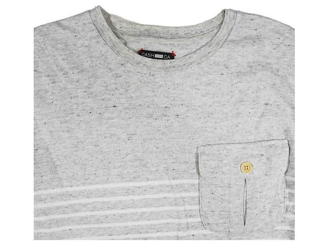 Autre Marque T-shirt CASH CA en mélange de coton Marron - vue 4