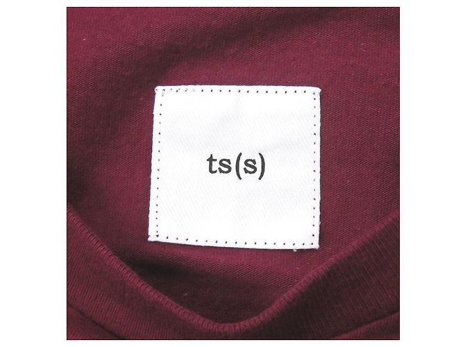 Autre Marque Camiseta ts(s) Back Logo S/S de algodón burdeos - vista 3