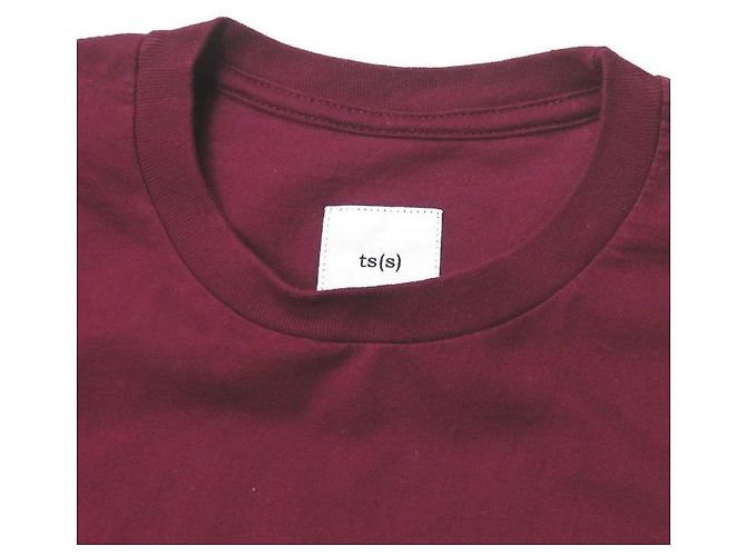 Autre Marque Camiseta ts(s) Back Logo S/S de algodón burdeos - vista 4