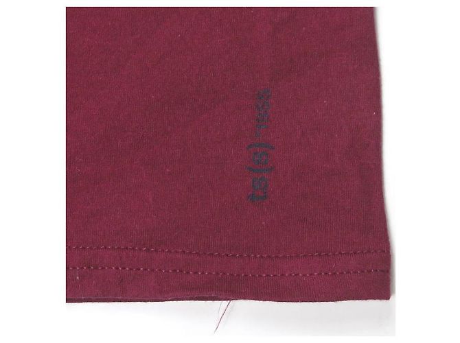 Autre Marque Camiseta ts(s) Back Logo S/S de algodón burdeos - vista 5