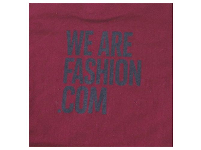 Autre Marque Camiseta ts(s) Back Logo S/S de algodón burdeos - vista 7
