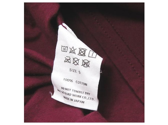 Autre Marque Camiseta ts(s) Back Logo S/S de algodón burdeos - vista 8