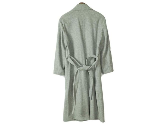Autre Marque Woll Chester Mantel Hellgrau 38(M) - Ansicht 2