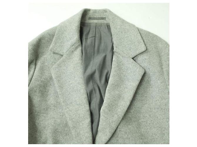 Autre Marque Woll Chester Mantel Hellgrau 38(M) - Ansicht 4