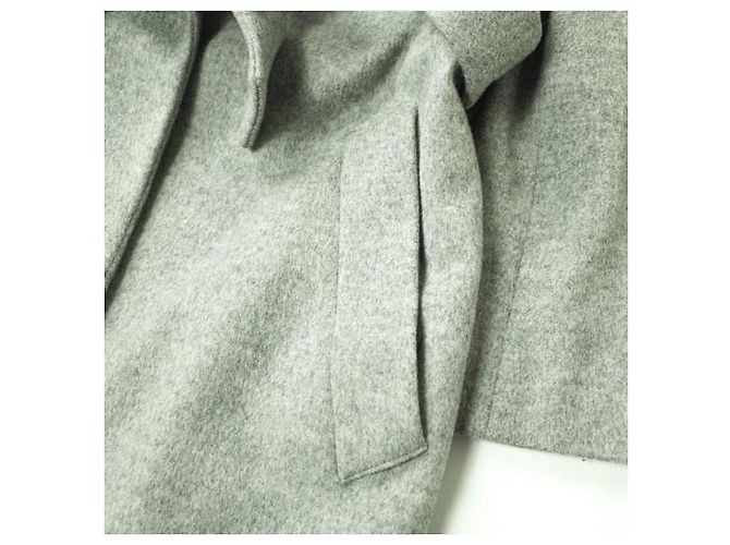 Autre Marque Woll Chester Mantel Hellgrau 38(M) - Ansicht 6
