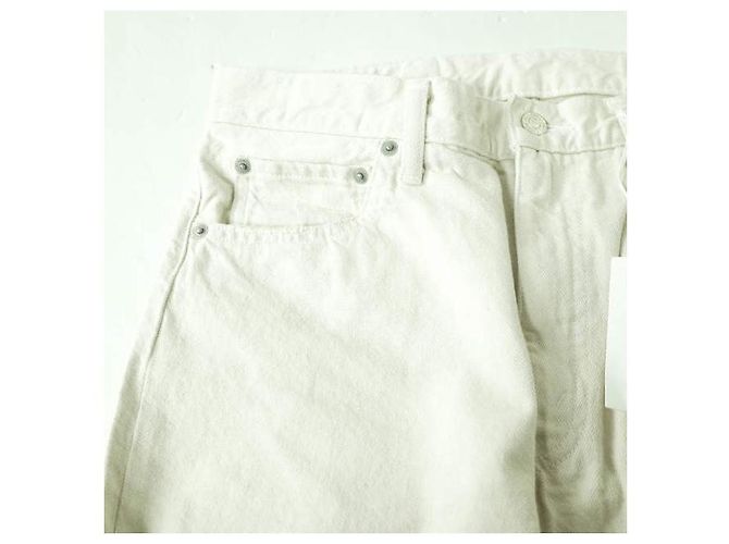 Autre Marque Jeans Selvedge Choc Blanco Blanco roto - vista 5