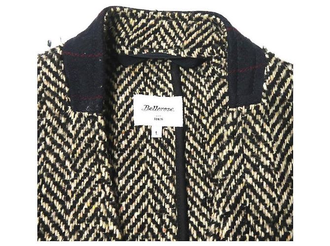 Autre Marque Bellerose Wool Blend Herringbone Coat - view 4