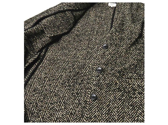Autre Marque Bellerose Wool Blend Herringbone Coat - view 9