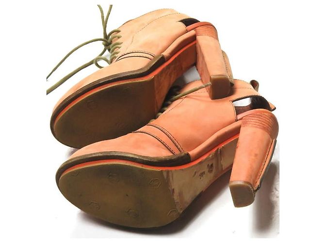 Alexander Wang DAKOTA BOTA COM CADARÇO Bota de couro - vista 16