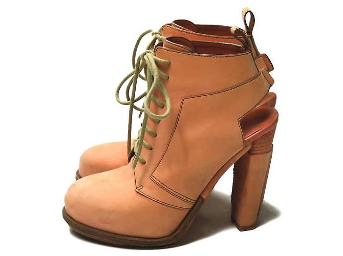 Alexander Wang DAKOTA BOTA COM CADARÇO Bota de couro - vista 2
