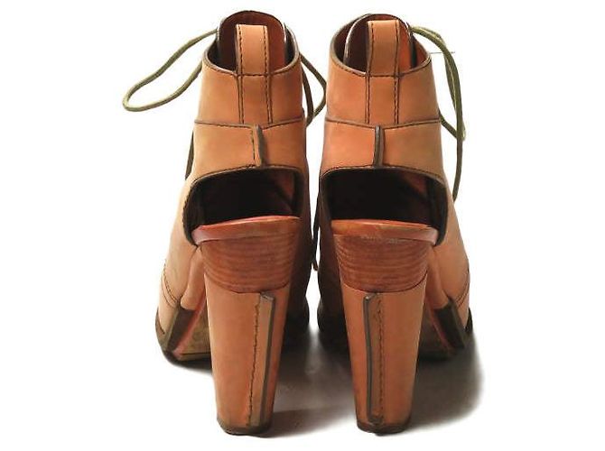 Alexander Wang DAKOTA BOTA COM CADARÇO Bota de couro - vista 3
