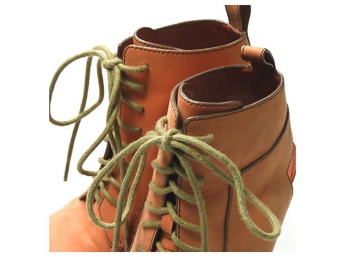 Alexander Wang DAKOTA BOTA COM CADARÇO Bota de couro - vista 9