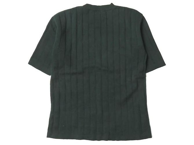 Autre Marque 6 ROKU BEAUTY&YOUTH UNITED ARROWS WEIT GERIPPTES 5-ÄRMEL STRICKOBERTEIL Grün - Ansicht 2