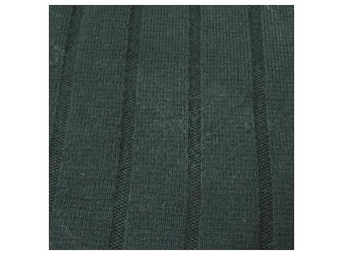 Autre Marque 6 ROKU BEAUTY&YOUTH UNITED ARROWS WEIT GERIPPTES 5-ÄRMEL STRICKOBERTEIL Grün - Ansicht 7