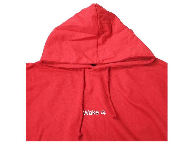 Autre Marque F.A.M.T. Despierta. Sudadera de mezcla de algodón Roja - vista 3