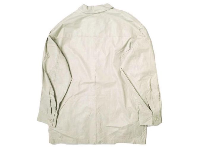 Autre Marque Giacca camicia in ecopelle beige H BEAUTY&YOUTH - vista 2