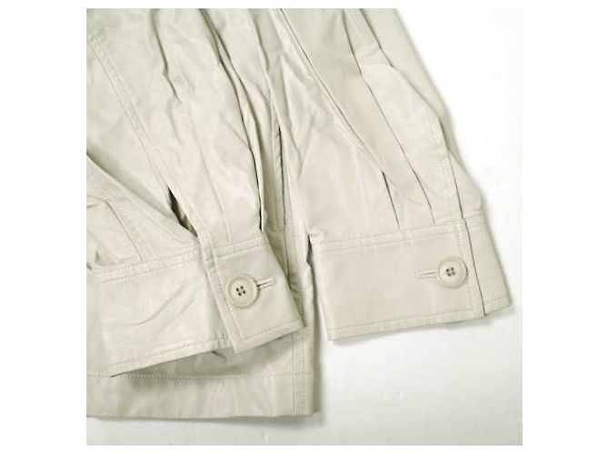 Autre Marque Giacca camicia in ecopelle beige H BEAUTY&YOUTH - vista 6