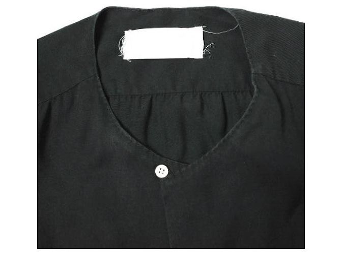 Autre Marque Azuma. Camicia in Tencel con collo rotondo - vista 5